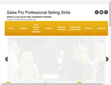 Tablet Screenshot of professionalsellingsystem.com